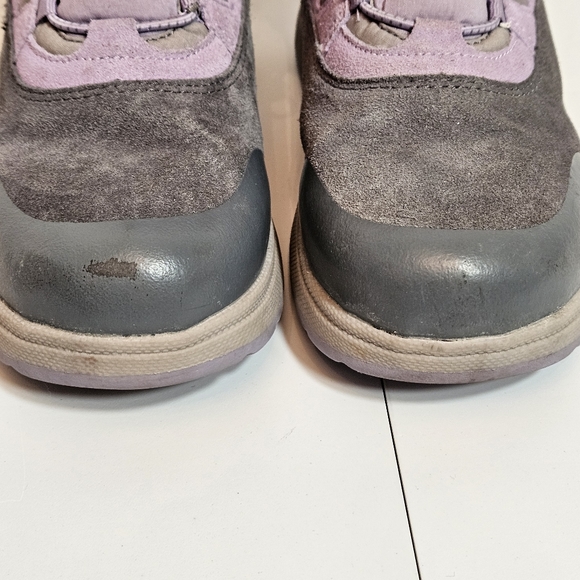 Girls K-Swiss purple gray winter Boots Fur trimmed 3M Thinsulate Child size 2 - Picture 8 of 9